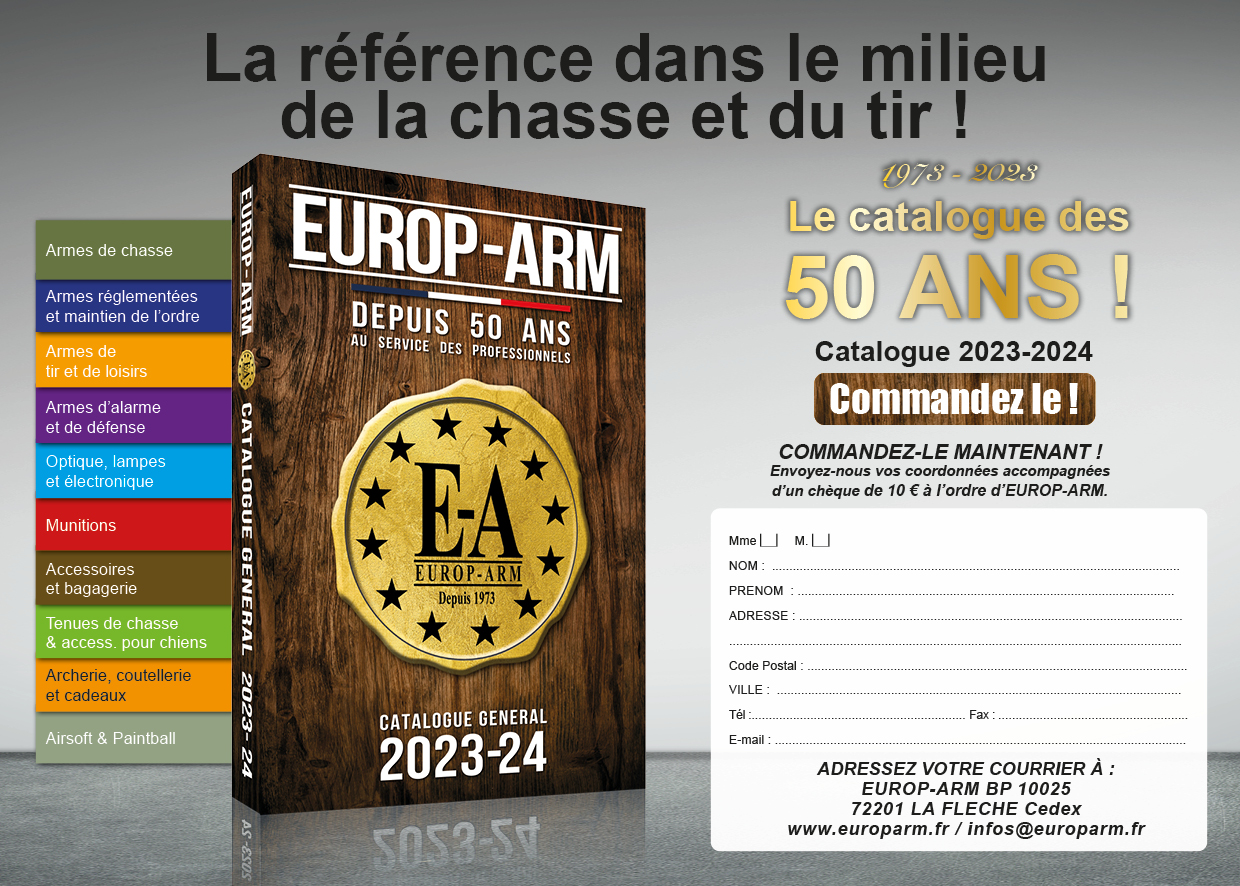 Download of the Europ-Arm 2022 catalog