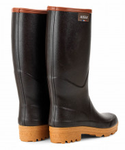 Photo AI36405P40-02 Aigle - Chambord Pro L2I women's professional boots for cold weather Brown color
