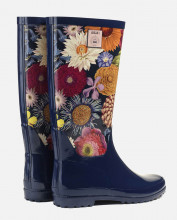 Photo AINB2114P36-02 Women's rain boots Aigle Eliosa PT printed version Kew Multibloom