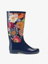 Photo AINB2114P36 Women's rain boots Aigle Eliosa PT printed version Kew Multibloom