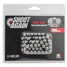 100 steel balls - 7.9 mm.