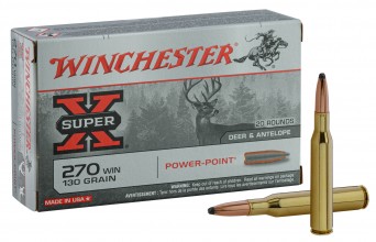 Munition grande chasse Winchester Cal. 270 win