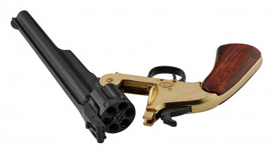 Photo CD1008L-04 Denix decorative replica of RevolverSmith & Wesson 1869