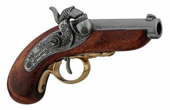 Photo CD1018-02 Denix decorative replica of Deringer Philadelphia 1850 pistol