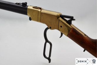 Photo CD1030L-04 Denix Decorative Replica of the 1866 American Lever Rifle
