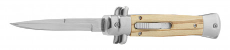 Photo LC3724-02 Italian type automatic knife OTF wood handle