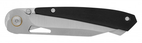 Photo LC3745-04 Couteau pliant à ouverture à pivot avec manche noir