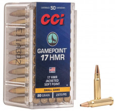 Photo MD351 CCI .17 HMR TNT Gamepoint 20 grain cartridges