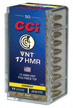 Photo MD352-12 CCI .17 HMR TNT Green 16 grain cartridges