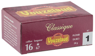 Cartridges Vouzelaud - Classic big butt - Cal. 16/67