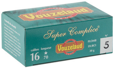 Cartridges Vouzelaud - Super Complice 70 - Cal. 16/70