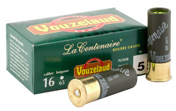 Photo ML3025-Cartouches Vouzelaud - La Centenaire tube plastique - calibre 16