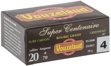 Cartridges Vouzelaud - Super Centennial - Cal. 20/70