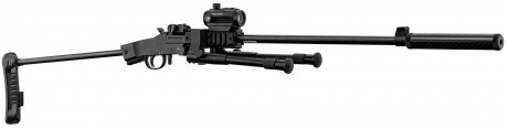 Photo PCKCR395-02 Little Badger Takedown Xtreme Rifle 22LR Folding Rifle - Chiappa Firearms