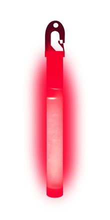 Photo safety_6inch_red-BATONS LUMINEUX - ROUGE