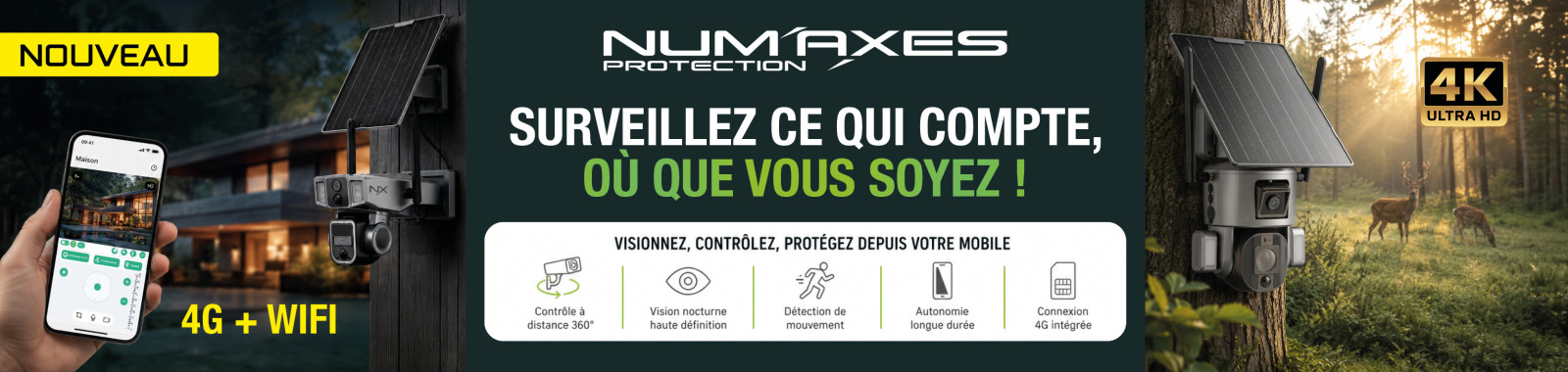 Caméra de surveillance Num'Axes