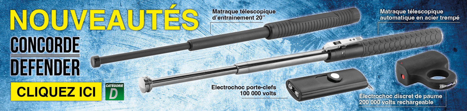 Nouveautés Concorde Defender