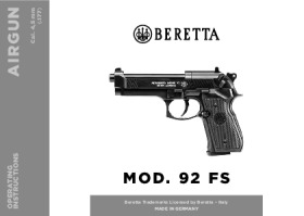 Pistolet À Plomb Co2 Beretta M92 FS