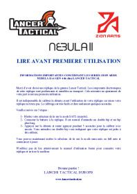 CALIBRAGE DETENTE FR 6