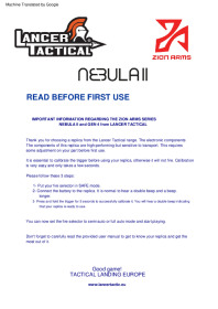 THROTTLE CALIBRATION EN 16