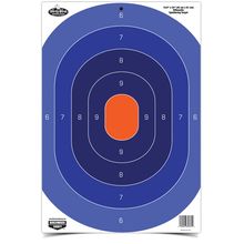 Set of 3 reactive silhouette target centers