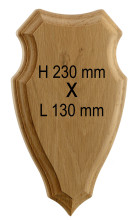 Country Oak and Deer Emblem 230 x 130 mm