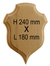 Country Oak and Deer Emblem 240 x 180 mm