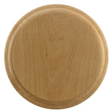 Photo A50272-03.jpg Country Écusson sanglier rond en bois verni