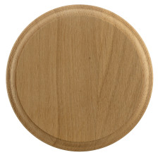 Photo A50273-01.jpg Country Écusson sanglier rond en bois verni