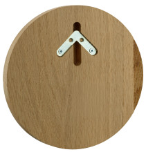 Photo A50273-02.jpg Country Écusson sanglier rond en bois verni
