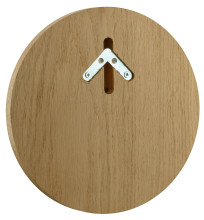 Photo A50274-02.jpg Country Écusson sanglier rond en bois verni