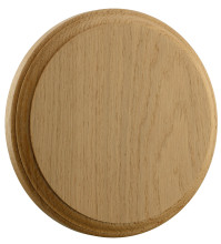Photo A50274-03.jpg Country Écusson sanglier rond en bois verni