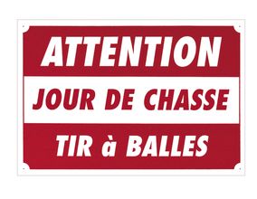'' Warning - Hunting Day ... '' ...