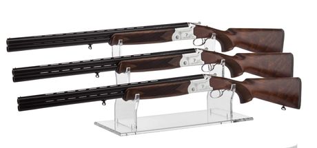 transparent plexiglass gun rack