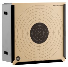 Porte-cible plat 17 x 17 avec amortisseur