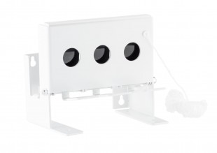 Cible mobile type biathlon petit modèle 3 trous ...