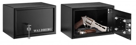 Photo A55854-V Premium Keyed Handgun Safe - Waldberg