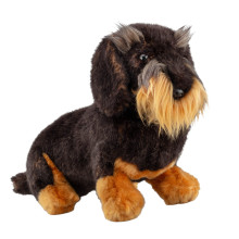 Anima soft toy wire-haired dachshund sitting 28 cm