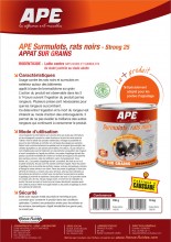 Photo A5673004-F APE rat poison in bulk - Box of 10 kg