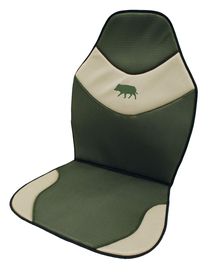 Seat cover khaki / beige embroidered boar