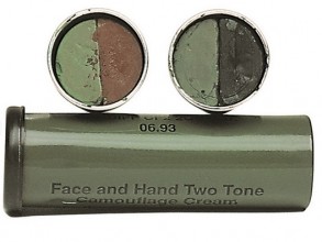 Brown / Khaki 2-color make-up stick