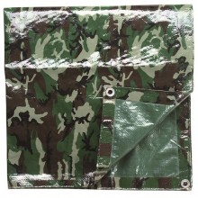 Woodland camouflage agricultural tarpaulin 1.9x3 ...