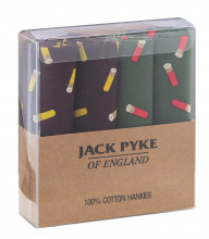 Fabric handkerchiefs with hunting cartridges pattern