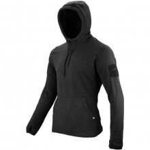 Black fleece sweatshirt with hood Viper Tactical
