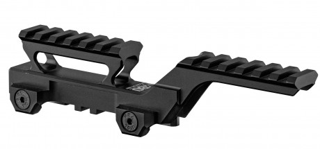 Offset rail for large format Red dot