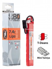 1 stick 2S 7.4V 1300mAh 25C Lipo battery