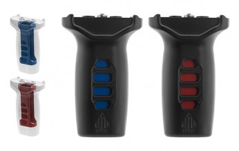 Photo A67019-1 Keymod Super slim Grip with red and blue inserts