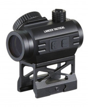 Lancer Tactical Red Dot Micro with high mount