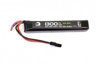 LiPo Battery 11.1v / 1300 mah 20c 1 stick