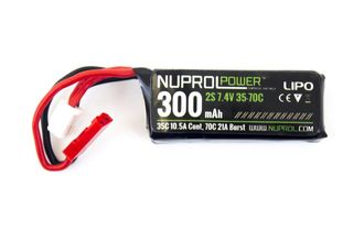 LiPo battery 7. 4v / 300mah 35c special HPA np